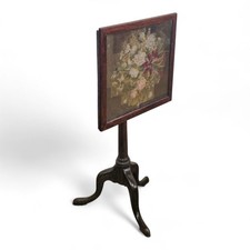 Antique Pedestal Wine table -