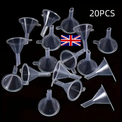 20pcs mini clear funnels lab - mini,