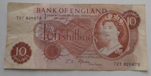Shilling note fforde 1966 - shilling,