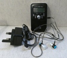 PURE POCKET DAB 1500 Radio working with charger and ear buds