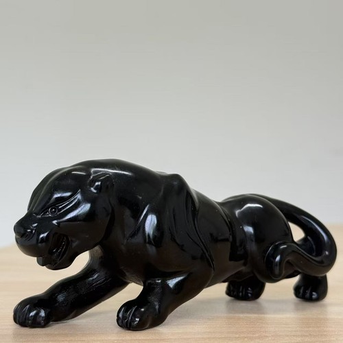 350g natural obsidian panther - 350g,