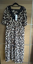 F&F Tesco Size 16 Brown Animal