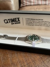 Timex Q Falcon Eye Green Dial