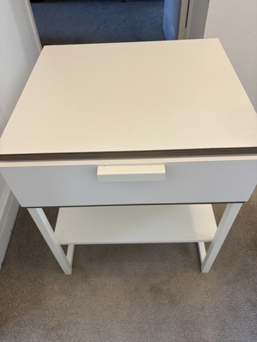 Ikea trival bedside table - table, in