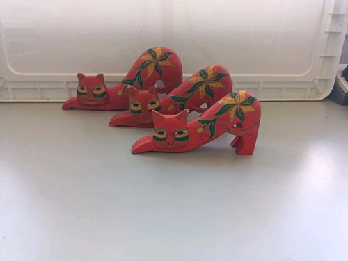 Vintage hand painted - hand, set