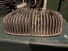 Yamaha YDS3 cylinder heads pair