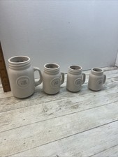 Ceramic Measuring Cups White