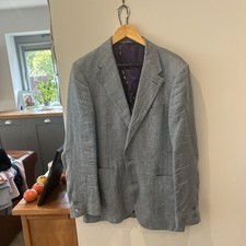 Paul Smith the Byard Light Blue Linen Jacket Mens Size M(40) Made In Italy