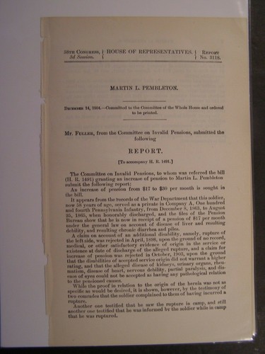 Government report 1904 - government, martin