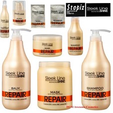 STAPIZ Sleek Line REPAIR- HAIR MASK / SHAMPOO/ BALM WITH SILK PROTEINS