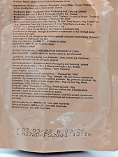 48 British Army Nato UN MRE Diced Mixed Fruit Pouches 2026