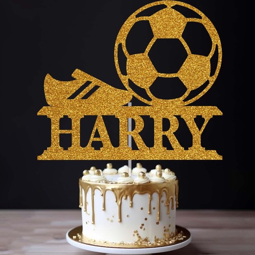 Personalised football glitter - personalised,