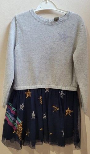 Girls jumper tutu dress - girls, star