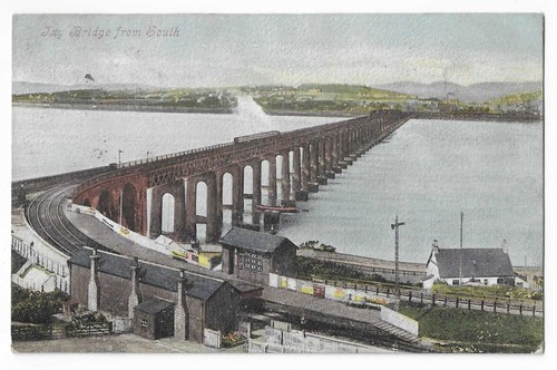 Tay bridge from south - from, south,