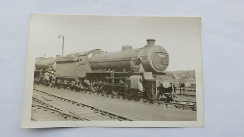 Postcard size photo railway - postcard,