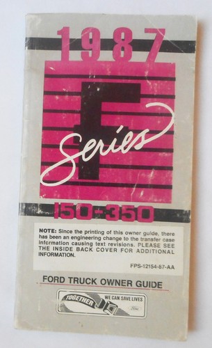 1987 ford truck series - 1987,