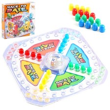 Board Game Race To Base Pop a Dice Party Game Family Kids Fun Toys Gift