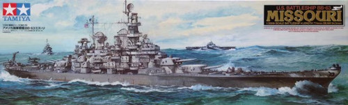 Tamiya 350 battleship - us,