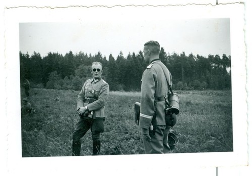 German officer with - officer,