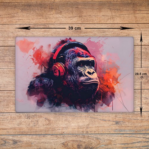 Gorilla chopping board - gorilla,