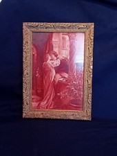 Antique Porcelain Plaque Romeo