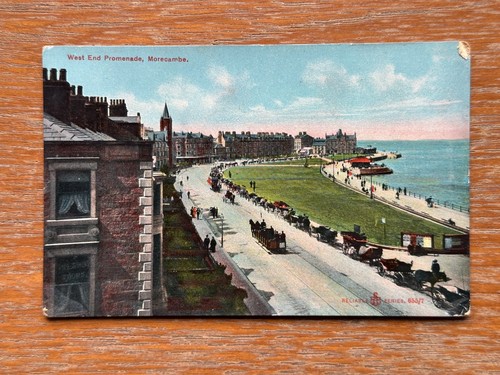 Antique postcard morecambe - antique,