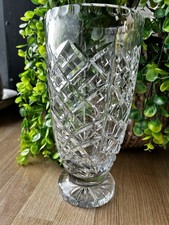 Vintage Cut Crystal Vase