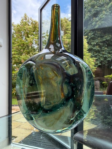 Mdina glass faceted lollipop - mdina,