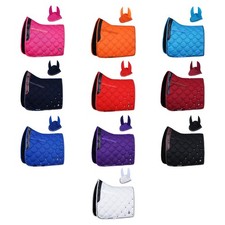 Dressage Horse Inn Jewel / Horse Pad / Horse Saddle Pad + Free Fly Veil