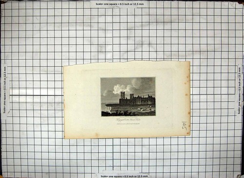 Antique print kings gate - kings,