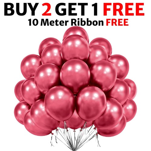 Chrome balloons 100 - chrome,