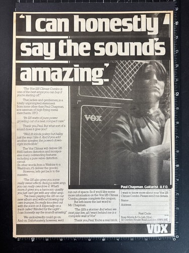 Vox amps amazing - vox,