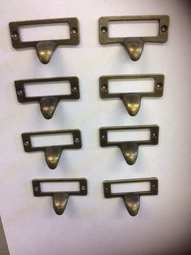 Drawer handles bronze - 8x,
