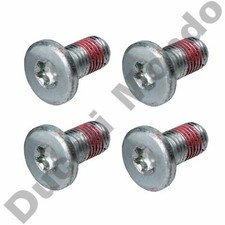 Rear brake disc bolt set - , 4x