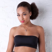 Boob Tube Black Stretch Top