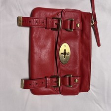 Mulberry Alexa Clutch/purse Red Leather Genuine
