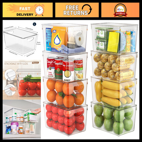 Pack stackable clear - 8,