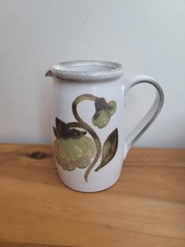 Vintage Denby Troubadour Large Milk or Water Pitcher Jug 2 1/4pt