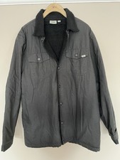 Vans Men’s Grey Sherpa Fleece Lined Jacket Coat Size Large