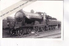 WICK SHED  - HIGHLAND RAILWAY LOCO. NO. 61 IN 1923 - PHOTO PRINT - #8727