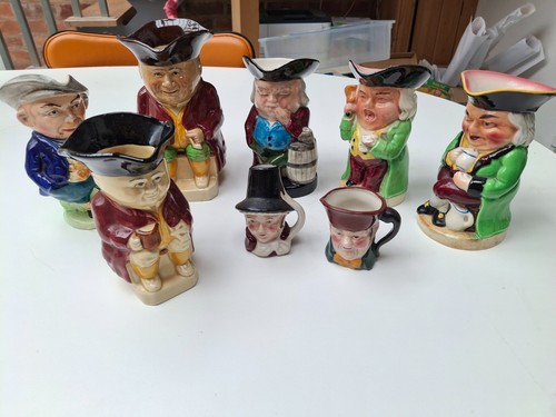 Toby jug collection - jug,