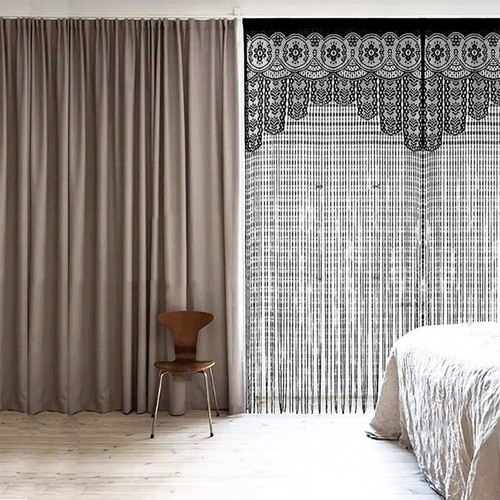 Macrame lace door string - door,