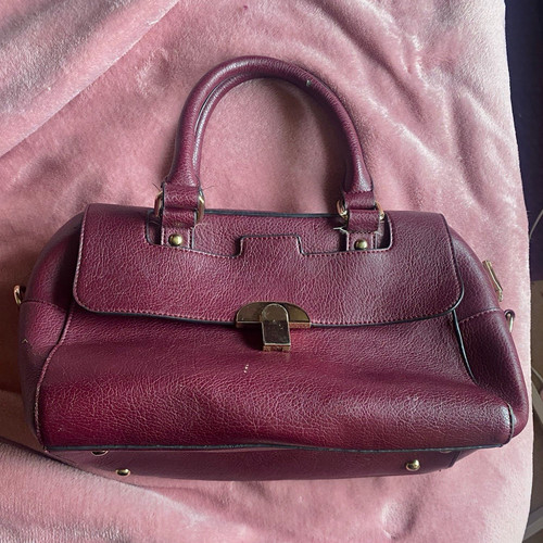 Dune burgundy faux leather - dune,