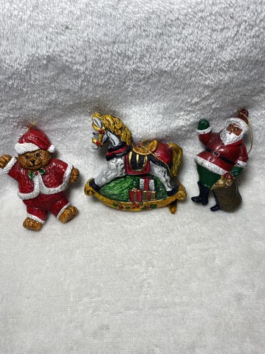 Vintage plastic christmas - x3,
