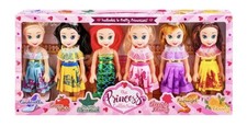 Princess Collection 6 Dolls set,Cinderella/Snow White/Mermaid/Sleeping Beauty 3+