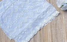 Chiffon White Embroidered