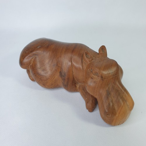 Vintage african hippo - vintage,