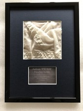 Authentic WW2 Piece Of Parachute for a Unique Special Present! Framed