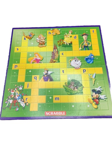Disney junior scrabble board - disney,
