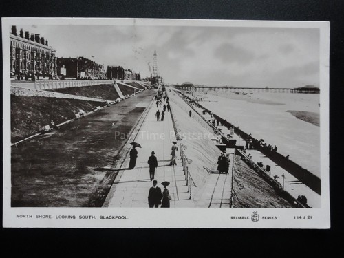Blackpool north shore - shore, looking